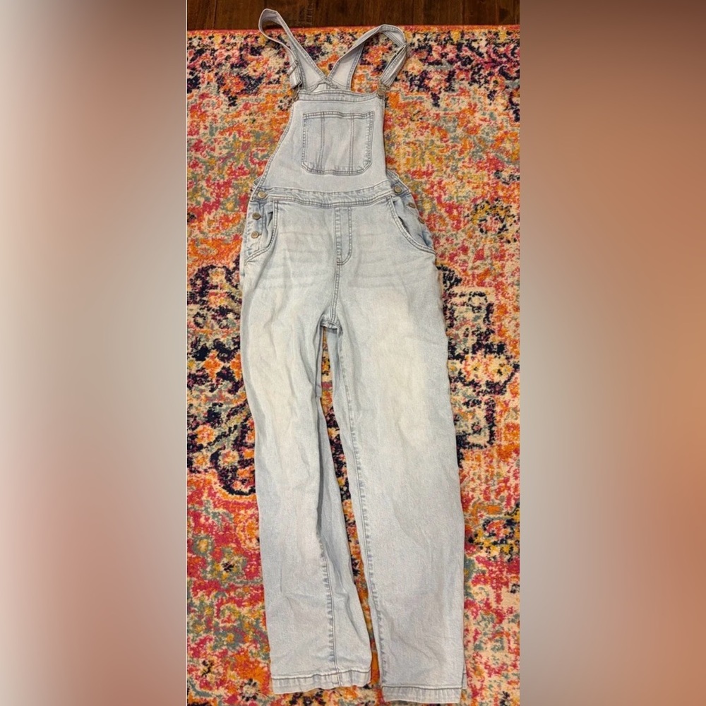 Light Blue Denim Overalls